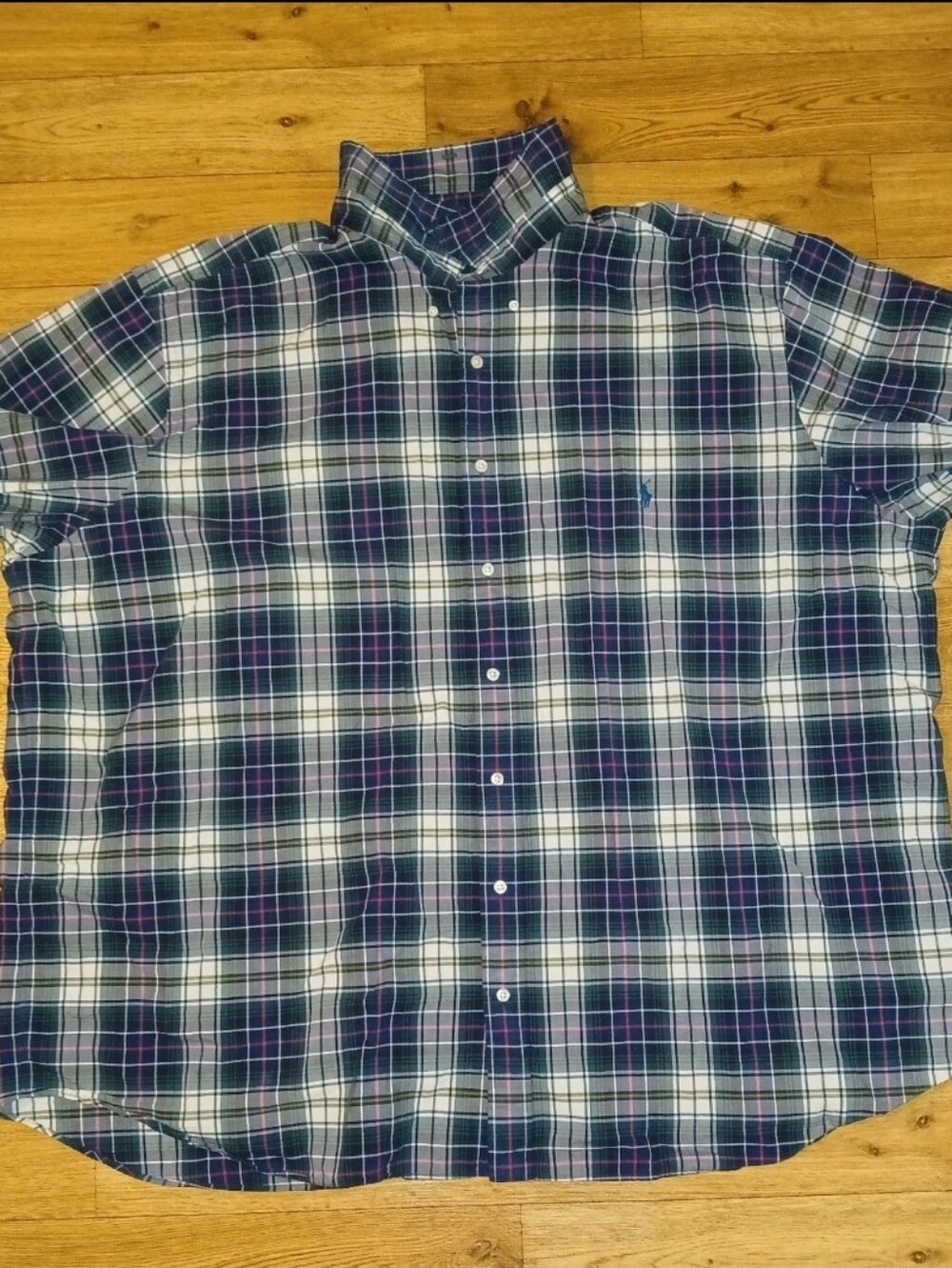 4xb Plaid Ralph Lauren Polo